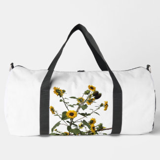 Vibrant Yellow Sunflower Duffle Bag