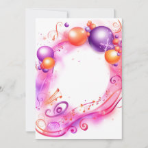 Vibrant Yuletide Harmony Holiday Cards