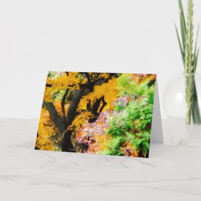 Vibrant Zen Garden Card (Front)