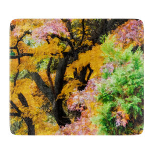 Vibrant Zen Garden Cutting Board