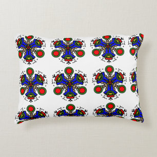 Vibrant Zen Tile Decorative Cushion