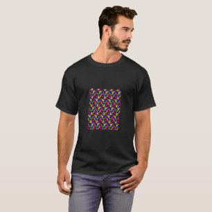  Vibrant Zigzag Dot Pattern T-Shirt