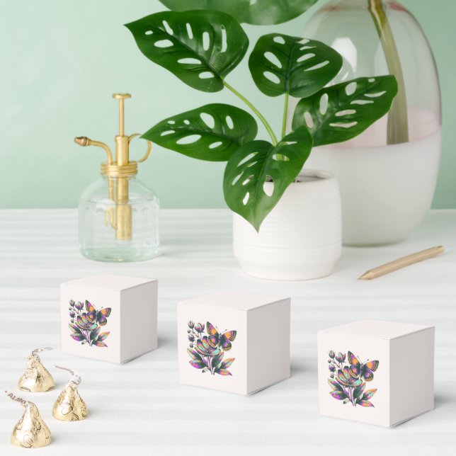 Vibrante butterfly favour box (Multiple)