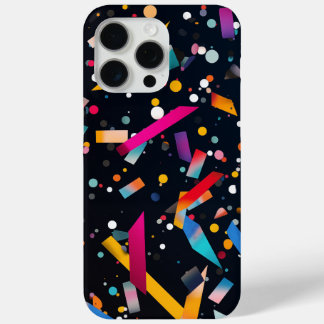Vibrantly-coloured confetti iPhone 15 pro max case