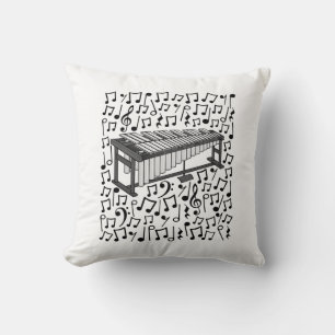 Vibraphone Musical Notes Percussionist Musician Cushion