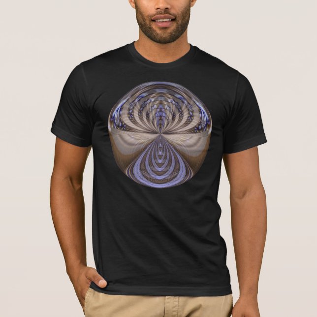 Vibrations Mandala - Fractal Art Shirt (Front)