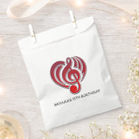Vibrations Musical Love Red Heart Music Note DJ