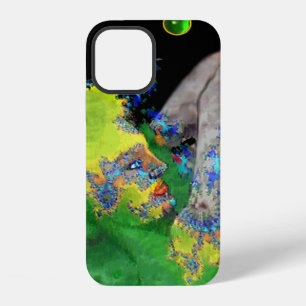 VIBRATIONS OF MATTER Green Fractal Woman iPhone 12 Case