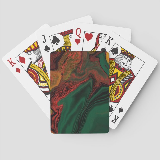 vibratory color art playing cards (Back)