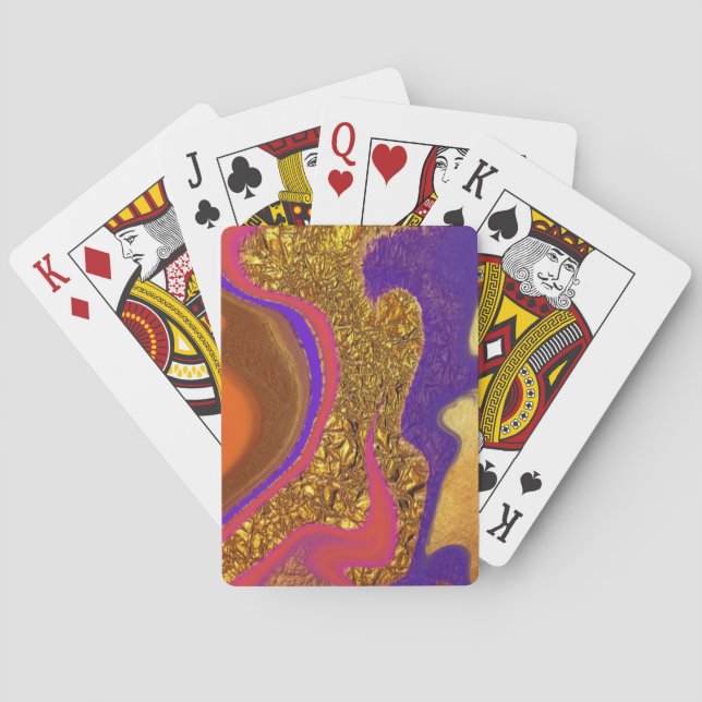 vibratory color art playing cards (Back)