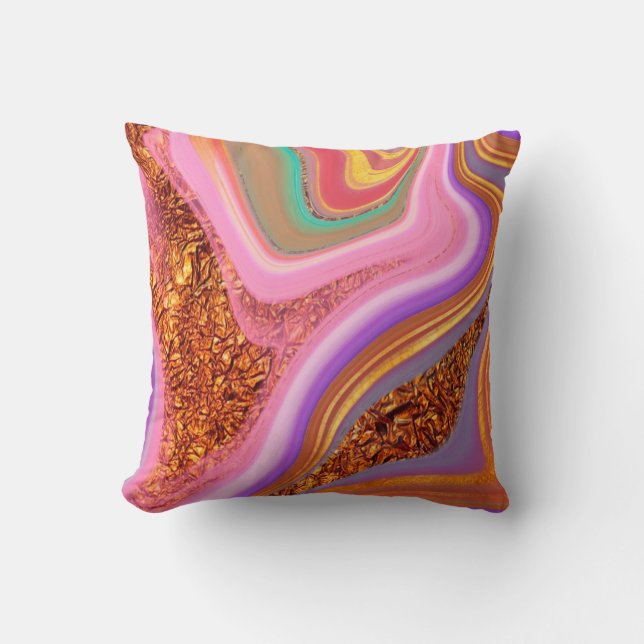vibratory colour art cushion (Front)