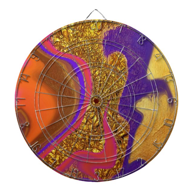 vibratory colour art dartboard (Front)