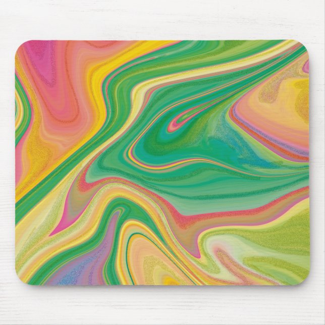 vibratory colour art mouse mat (Front)