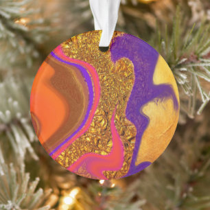 vibratory colour art ornament