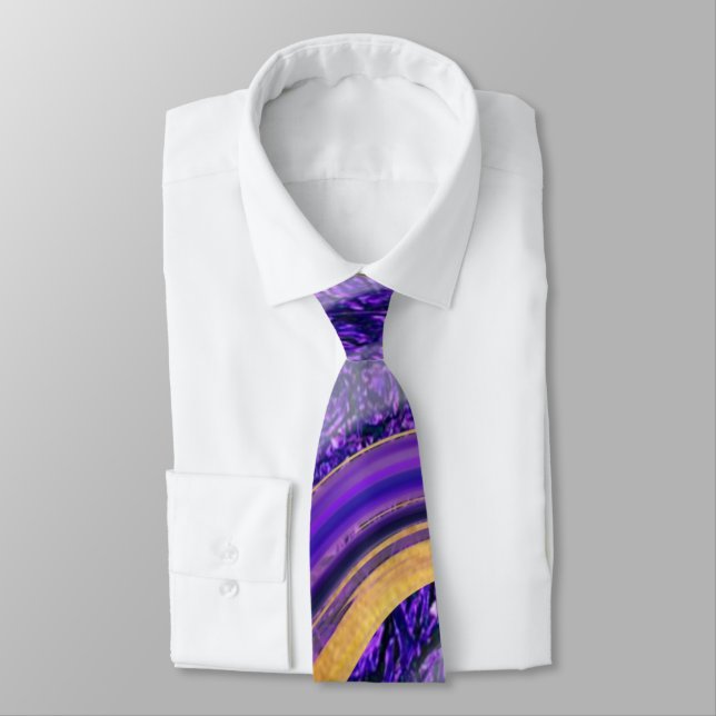 vibratory colour art tie (Tied)