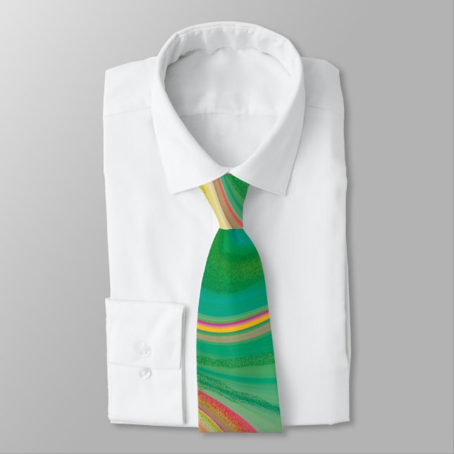 vibratory colour art tie (Tied)