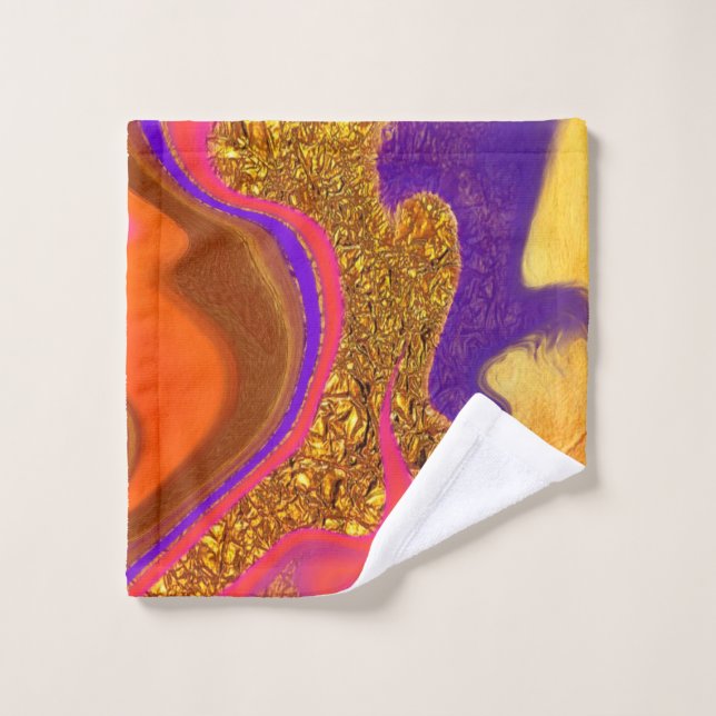 vibratory colour art wash cloth (Wash Cloth)
