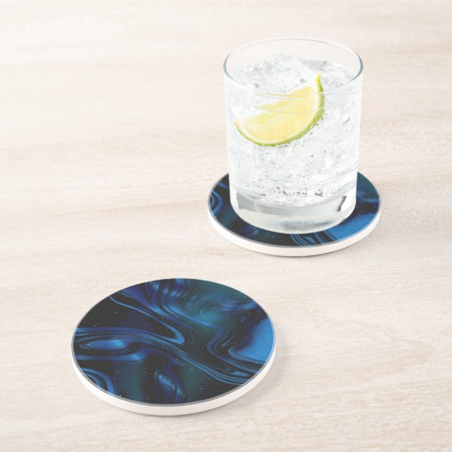 vibratory colours art coaster (Side)