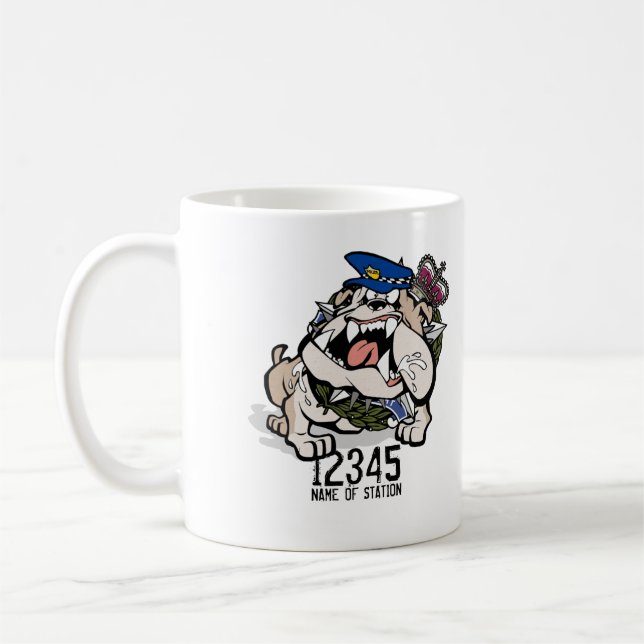 VIC Police Angry Dog Coffee Mug (Left)