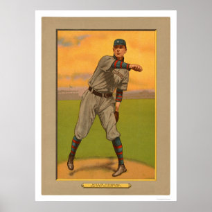 Vic Willis Pirates Cardinals Baseball 1911 Poster