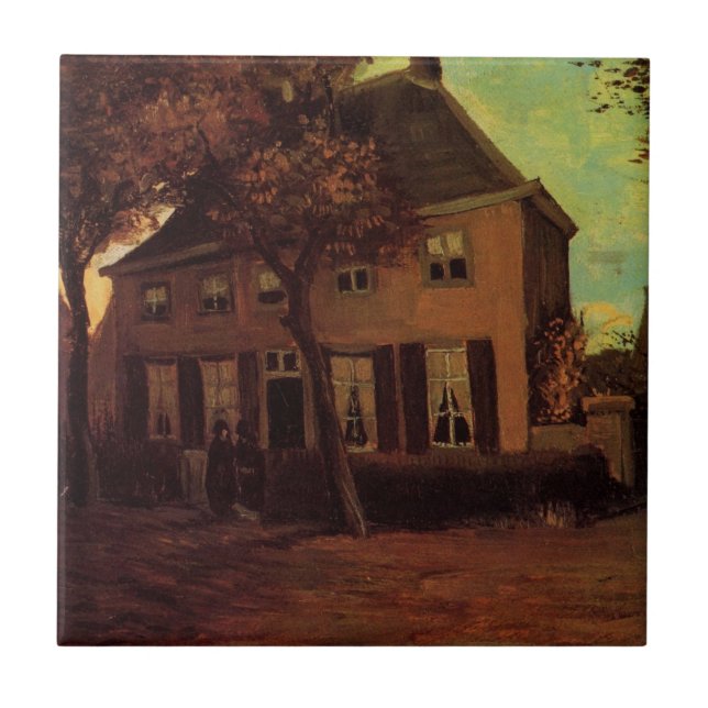 Vicarage at Nuenen by Vincent van Gogh Tile (Front)