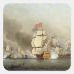 Vice Admiral Sir George Anson's (1697-1762) Victor Square Sticker