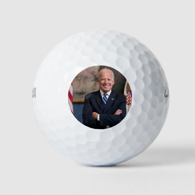 Vice President Joe Biden of Obama Presidency Golf Balls (Front)