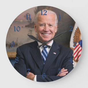 Vice President Joe Biden of Obama Presidency Large Clock