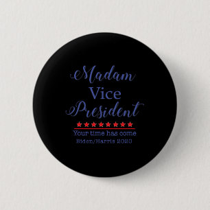 Vice President Kamala Harris 6 Cm Round Badge