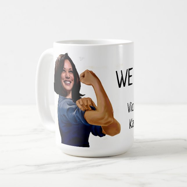 Vice President Kamala Harris as Rosie Coffee Mug (Front Left)