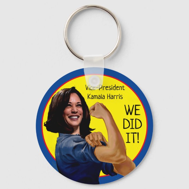 Vice President Kamala Harris as Rosie Key Ring (Front)