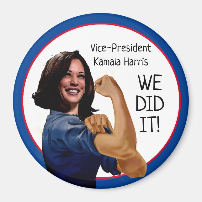 Vice President Kamala Harris as Rosie Magnet (Front)