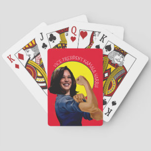Vice President Kamala Harris as Rosie Playing Cards