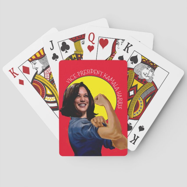 Vice President Kamala Harris as Rosie Playing Cards (Back)