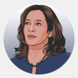 Vice President Kamala Harris Classic Round Sticker