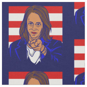vice president kamala harris flag fabric