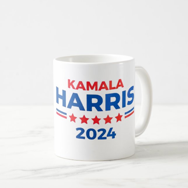Vice President Kamala Harris for President 2024 Coffee Mug (Front Right)