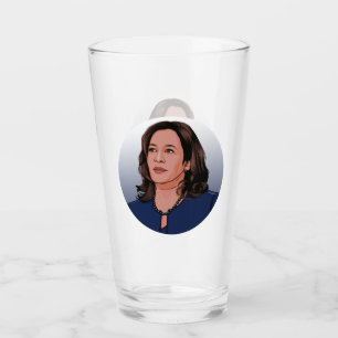 Vice President Kamala Harris Glass