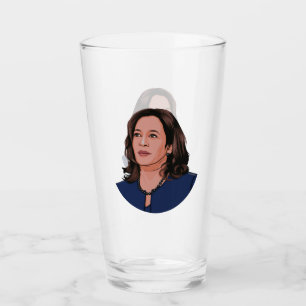 Vice President Kamala Harris Glass