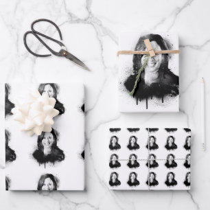 Vice President Kamala Harris Graffiti Portrait Wrapping Paper Sheet