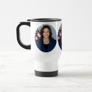 Vice President Kamala Harris Official Photo Travel Mug