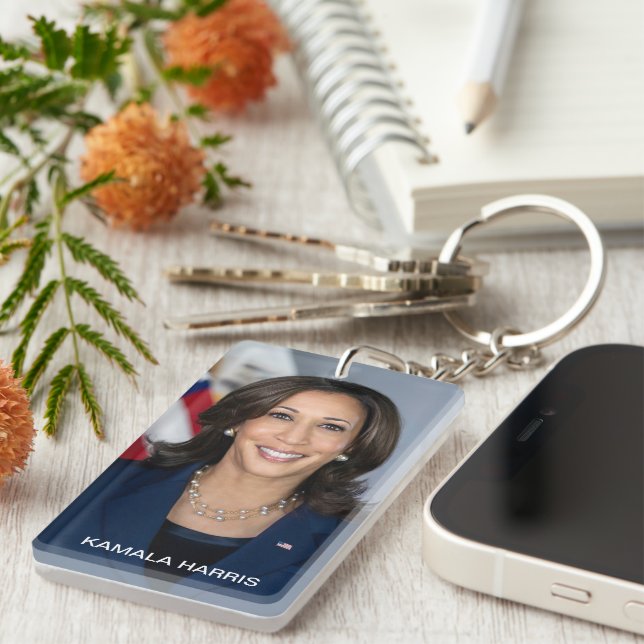 Vice President Kamala Harris Official Portrait Key Ring (Front Right)