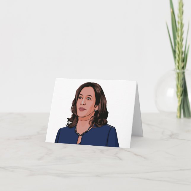 Vice President Kamala Harris Thank You Card (Front)