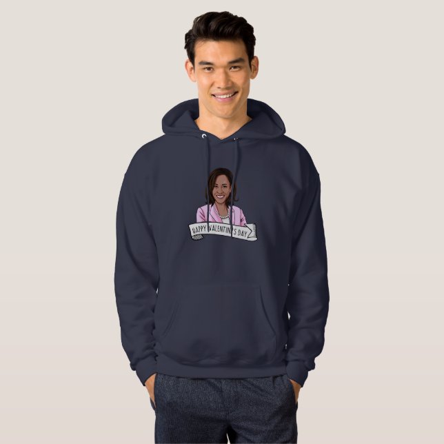 Vice President Kamala Harris Valentine's Day Hoodie (Front Full)