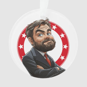 Vice President Vance Acrylic Ornament