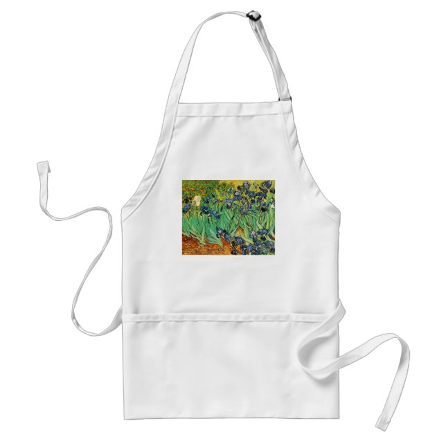 Vicent van Gogh, Irises Standard Apron (Front)