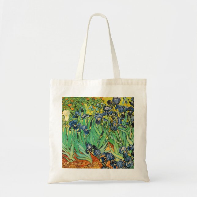 Vicent van Gogh, Irises Tote Bag (Front)