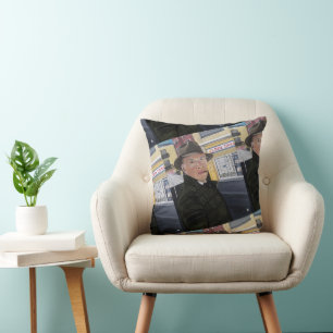 Vicente Castellano Benci Painting by Alfred Fox Cushion
