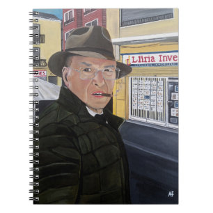 Vicente Castellano Benci Painting by Alfred Fox Notebook