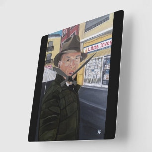 Vicente Castellano Benci Painting by Alfred Fox Square Wall Clock